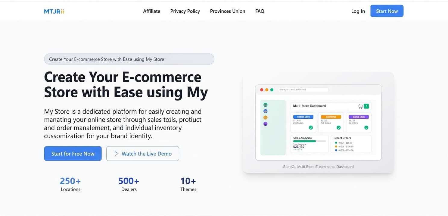 Mtjrii — Commerce Infrastructure